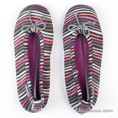 Балеринки Isotoner, цвет цвет мультиколор