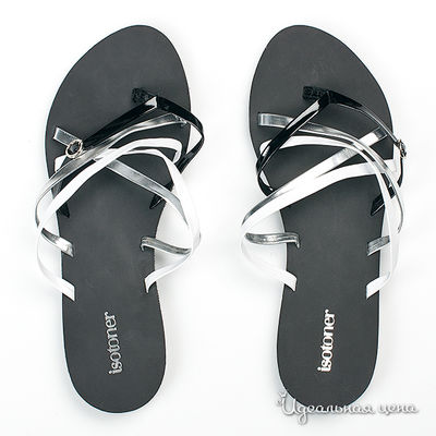 Босоножки Isotoner, цвет цвет черный