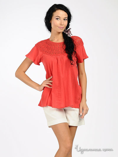 Блуза Vila clothes, цвет цвет красный