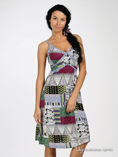 Платье Vila clothes, цвет цвет мультиколор