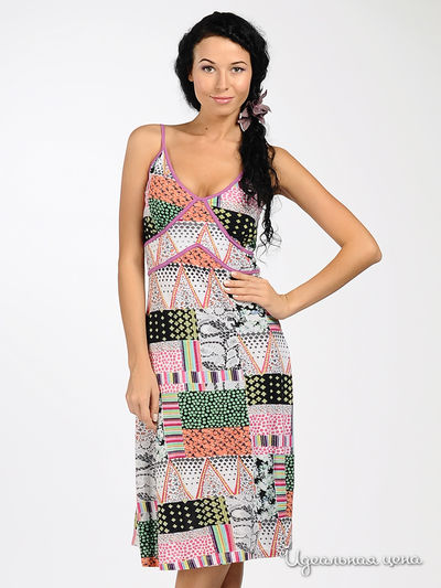 Платье Vila clothes, цвет цвет мультиколор