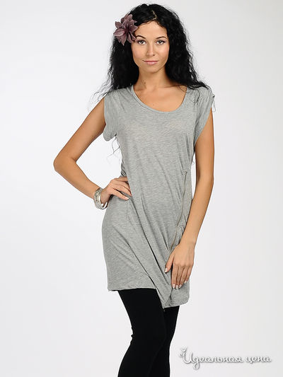 Платье Vila clothes, цвет цвет серый