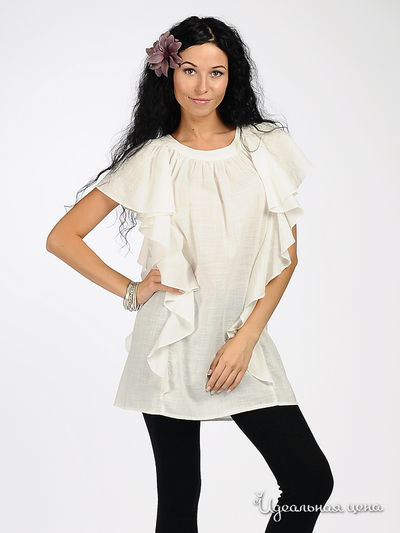 Платье Vila clothes, цвет цвет молочный