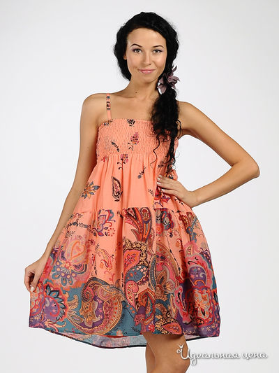 Платье Vila clothes, цвет цвет мультиколор