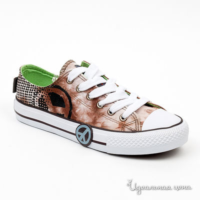 Кеды Beppi, цвет цвет коричневый / белый / черный