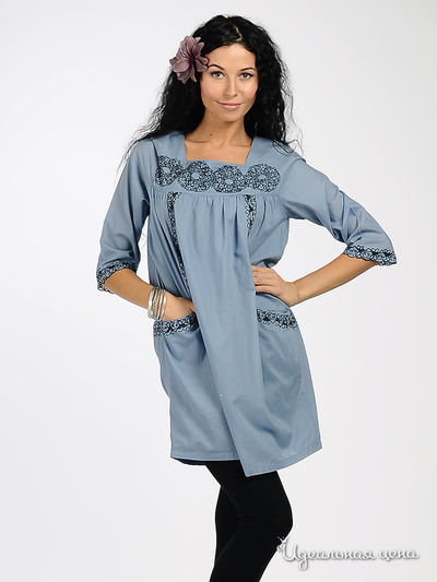 Туника Vila clothes, цвет цвет голубой