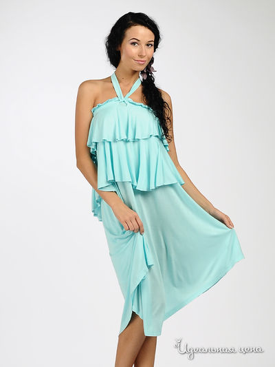 Платье Vila clothes, цвет цвет голубой