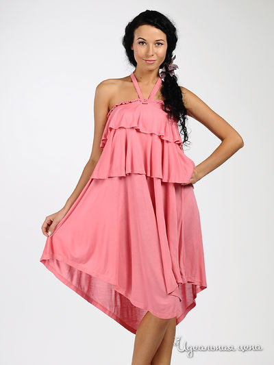 Платье Vila clothes, цвет цвет розовый