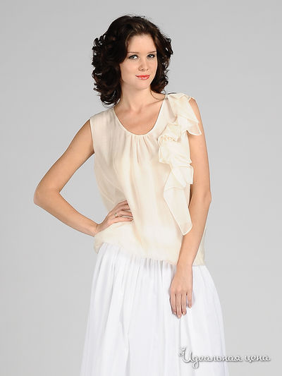 Блуза Sysoev, цвет цвет бежевый