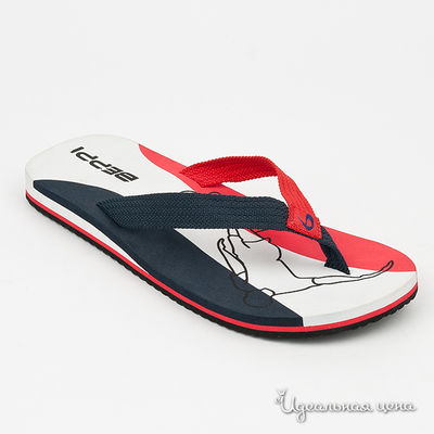 Сланцы Beppi, цвет цвет белый / синий / красный