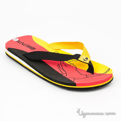 Сланцы Beppi, цвет цвет черный / желтый / красный