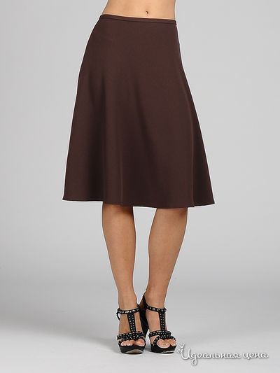 Юбка Sysoev, цвет цвет коричневый