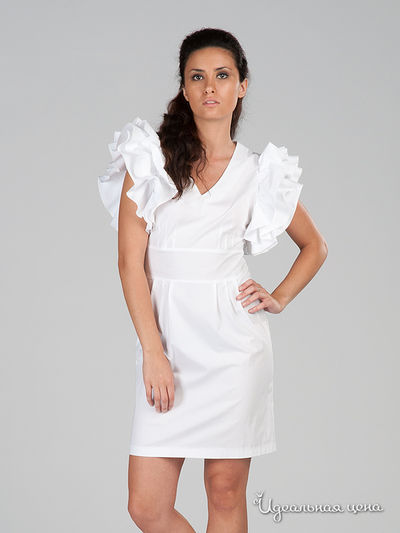 Платье This is who i am, цвет цвет белый