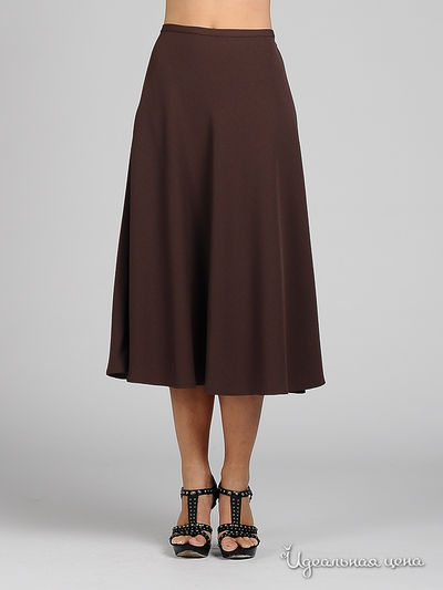 Юбка Sysoev, цвет цвет коричневый