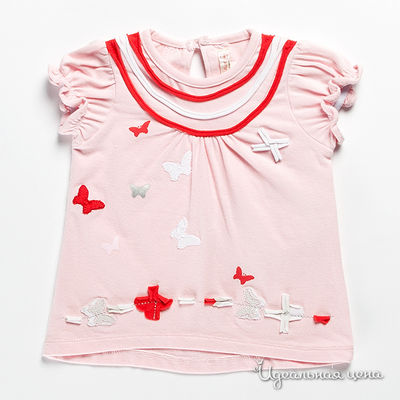 Футболка Deux par Deux, цвет цвет розовый