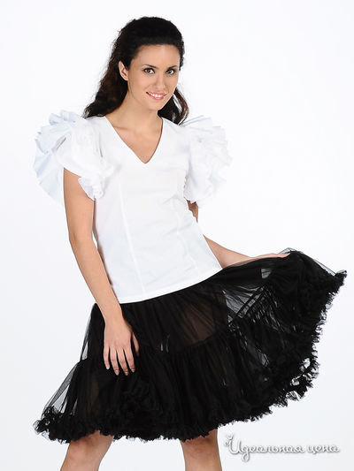 Блузка This is who i am, цвет цвет белый