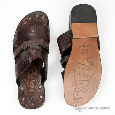 Шлепанцы Sysoev, цвет цвет коричневый