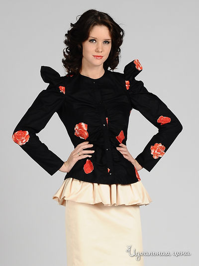 Блуза Sysoev, цвет цвет черный