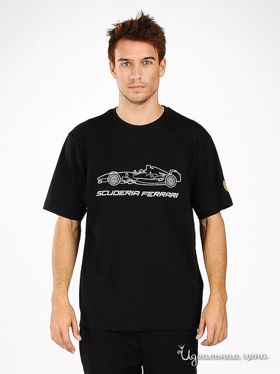 Футболка Ferrari, цвет цвет черный