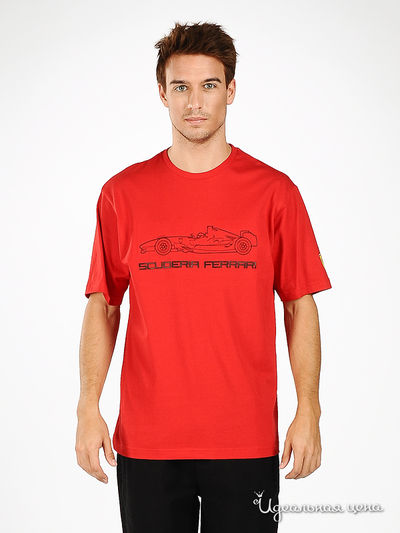 Футболка Ferrari, цвет цвет красный