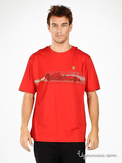 Футболка Ferrari, цвет цвет красный