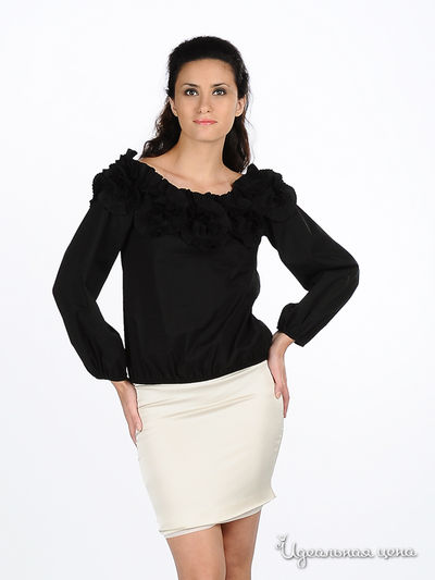 Блузка This is who i am, цвет цвет черный