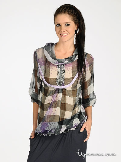 Блуза Mari-Line, цвет цвет серый / сиреневый