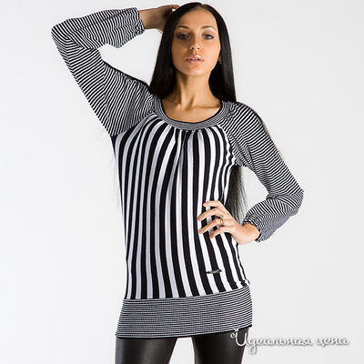 Блузка Bambolita, цвет цвет черный / белый