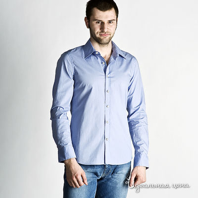 Рубашка GAS, цвет цвет голубой
