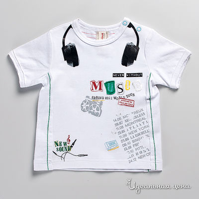 Футболка Deux par Deux, цвет цвет белый