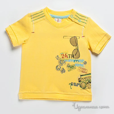 Футболка Deux par Deux, цвет цвет желтый