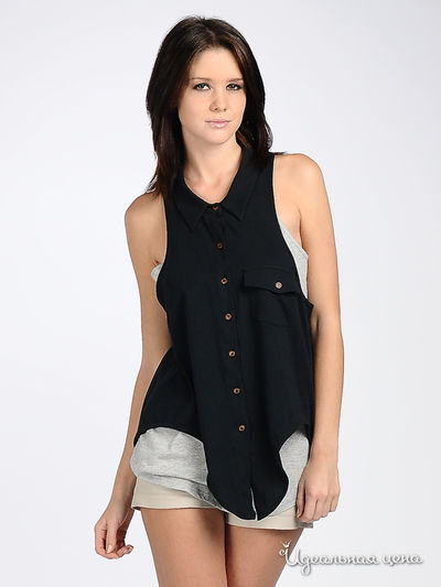 Топ Mix USA, цвет цвет черный