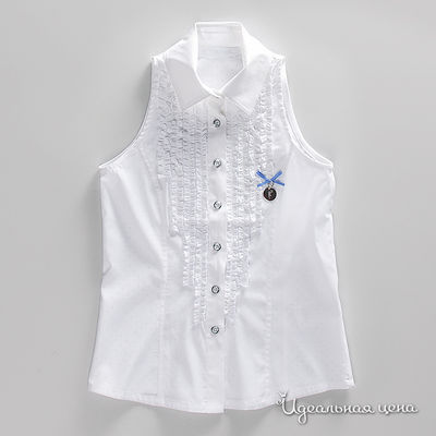 Блузка Fun&Fun girl, цвет цвет белый