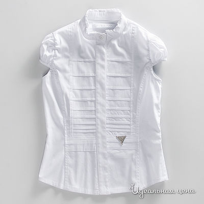 Блузка Fun&Fun girl, цвет цвет белый