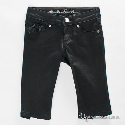 Бриджи Fun&Fun girl, цвет цвет черный