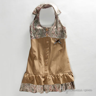 Сарафан Fun&Fun girl, цвет цвет бежевый