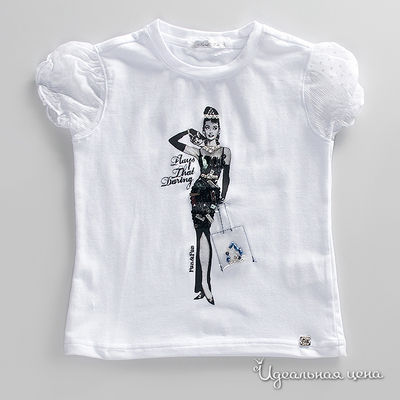 Футболка Fun&Fun girl, цвет цвет белый