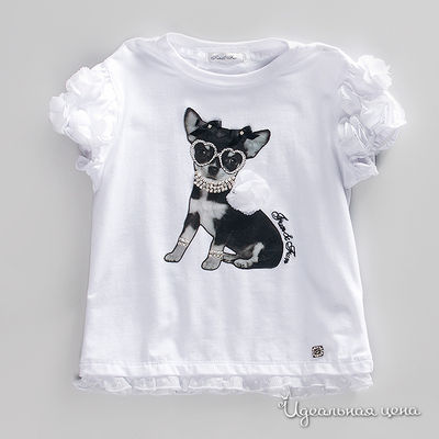 Футболка Fun&Fun girl, цвет цвет белый