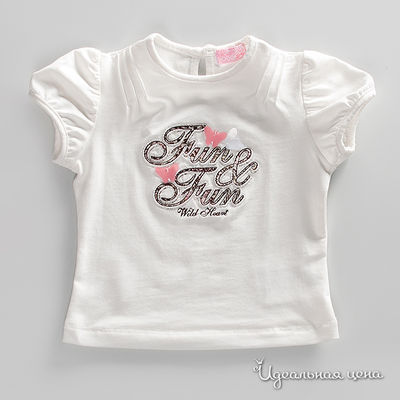 Футболка Fun&Fun girl, цвет цвет белый