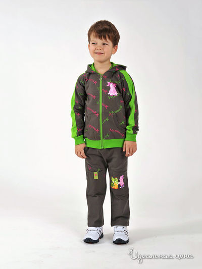 Толстовка Cartoon Brands, цвет цвет серый / зеленый