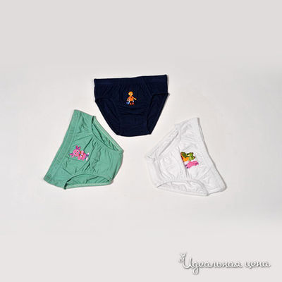 Трусы Cartoon Brands, цвет цвет белый / зеленый / синий