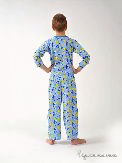 Пижама Cartoon brands &quot;ГУБКА БОБ&quot; для мальчика, цвет голубой, рост 116 см