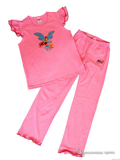 Пижама Cartoon brands &quot;WINX&quot; для девочки, цвет розовый