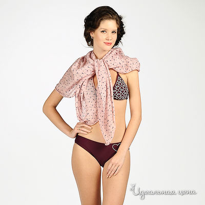 Палантин Renato Balestra, цвет принт цветочный розовый