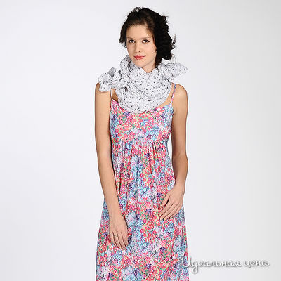 Палантин Renato Balestra, цвет принт цветочный белый