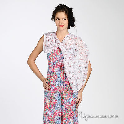 Палантин Renato Balestra, цвет цвет белый / красный