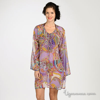 Туника Renato Balestra, цвет цвет сиреневый