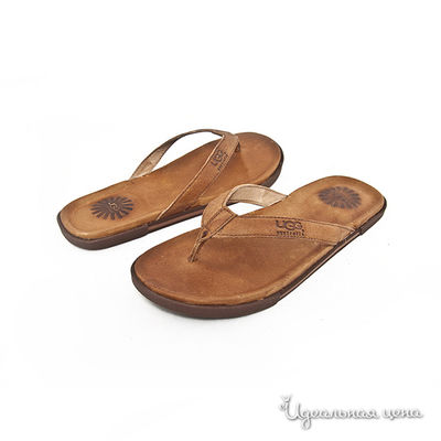 Вьетнамки UGG, цвет цвет коричневый