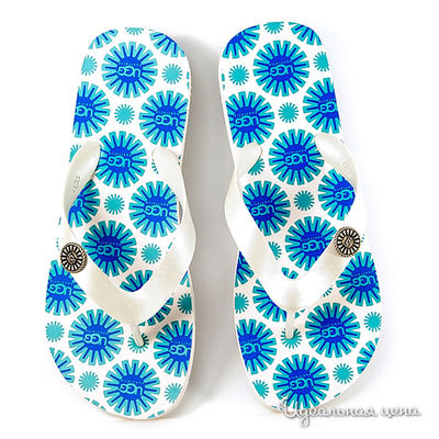 Вьетнамки UGG, цвет цвет белый