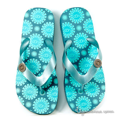 Вьетнамки UGG, цвет цвет синий